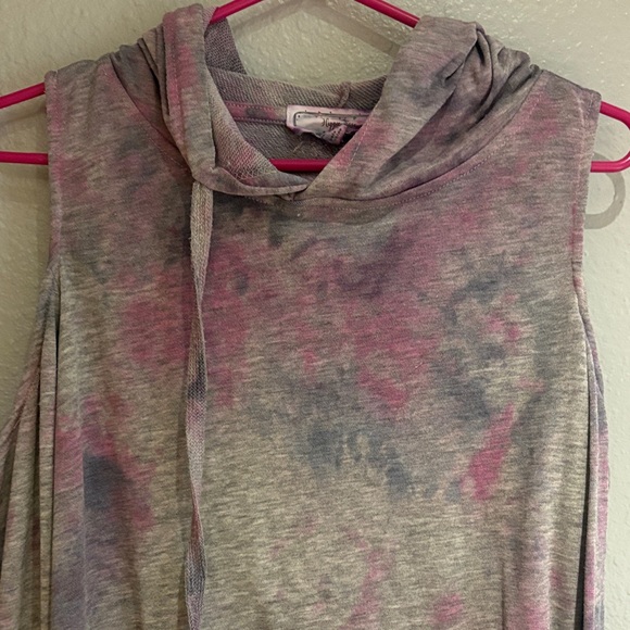 Hippie Rose Tie-Dye Hoodie - Picture 1 of 4